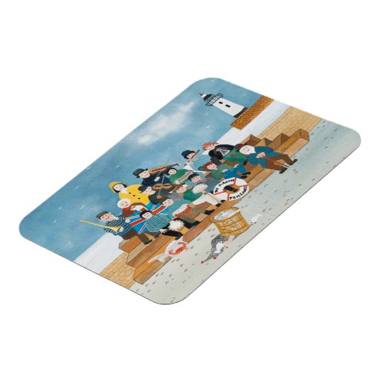 Alte Piraten von Penzance Magnet (Linke Seite)