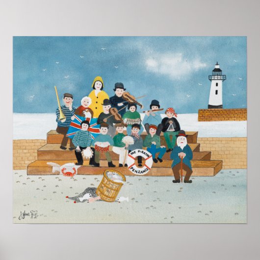 Alte Piraten von Penzance Poster (Vorne)