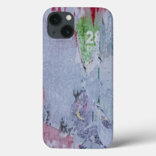 Alte Plakate Winter sehen weiß grün grau rot aus 2 Case-Mate iPhone Hülle