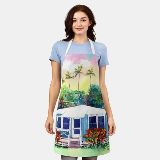 Alte Plantage Hütte 2 Schürze (Getragen)