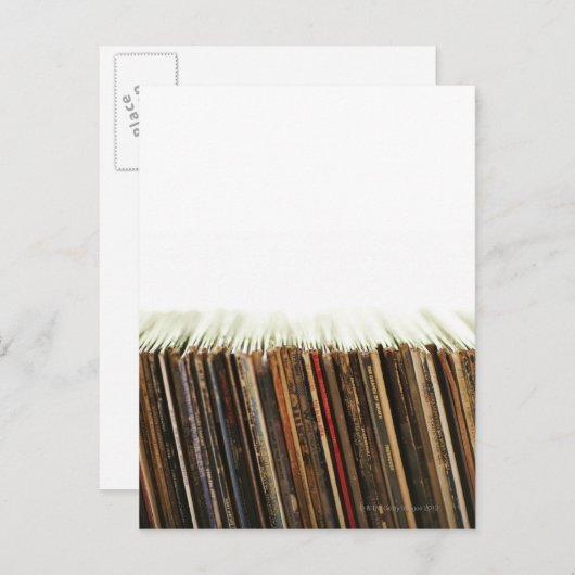 Alte Platten Postkarte (Vorne/Hinten)