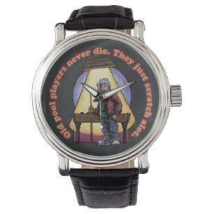 Alte Pool-Spieler Armbanduhr