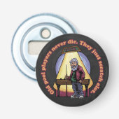 Alte Poolspieler Flaschenöffner (Vorderseite)