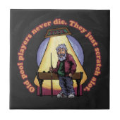 Alte Poolspieler Fliese (Vorderseite)