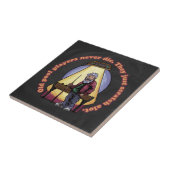 Alte Poolspieler Fliese (Seite)