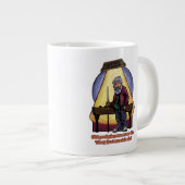 Alte Poolspieler Jumbo-Tasse (Vorderseite Rechts)