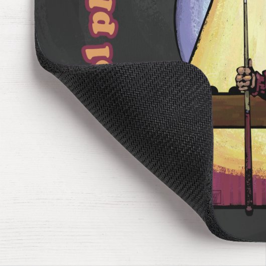 Alte Poolspieler Mousepad (Ecke)