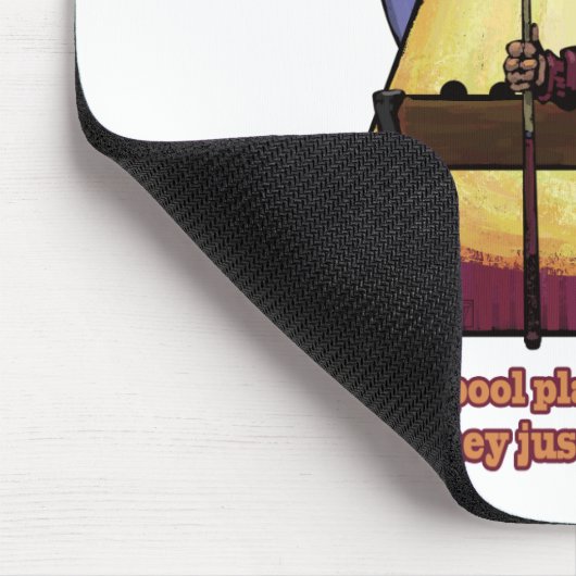Alte Poolspieler Mousepad (Ecke)