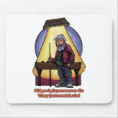 Alte Poolspieler Mousepad (Vorne)
