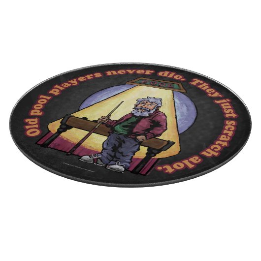 Alte Poolspieler Schneidebrett (Ecke)