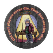 Alte Poolspieler Schneidebrett (Vorderseite)