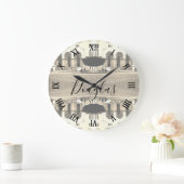 Alte Post Algerien Algier Die Post Große Wanduhr (Zuhause)