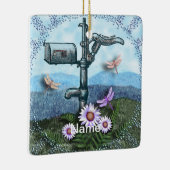 Alte Postbox Keramikornament (Rechts)