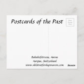 Alte Postkarte - Aarau, Aargau, Schweiz (Rückseite)