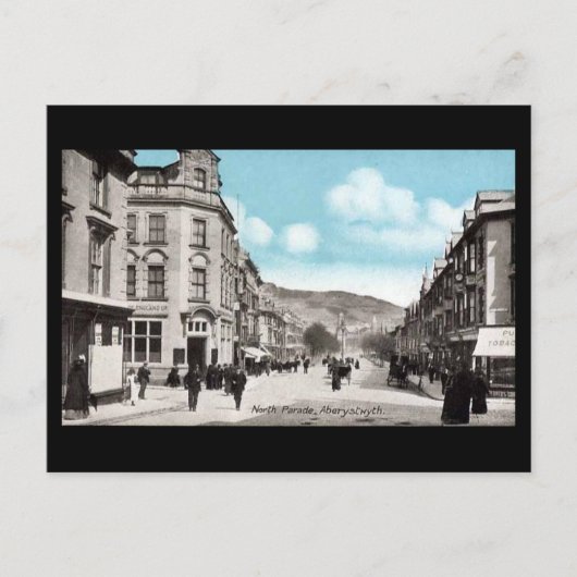 Alte Postkarte - Aberystwyth (Vorderseite)