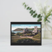 Alte Postkarte - Aberystwyth Burg (Stehend Vorderseite)