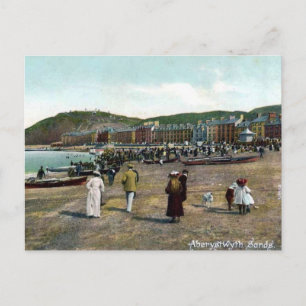 Alte Postkarte - Aberystwyth Sands