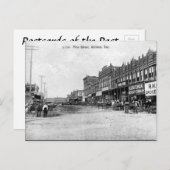 Alte Postkarte - Abilene, Texas. (Vorne/Hinten)