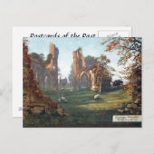 Alte Postkarte - Abtei Glastonbury (Vorne/Hinten)