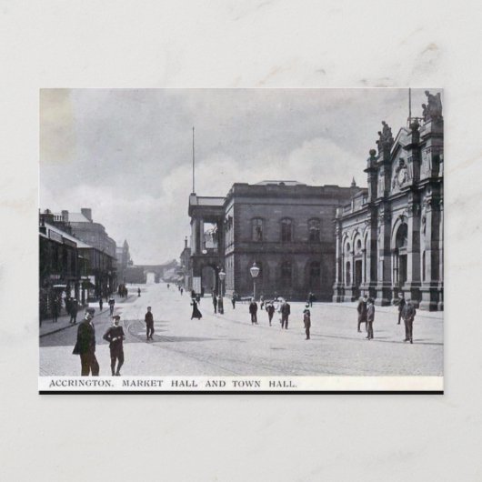Alte Postkarte - Accrington, Lancashire (Vorderseite)