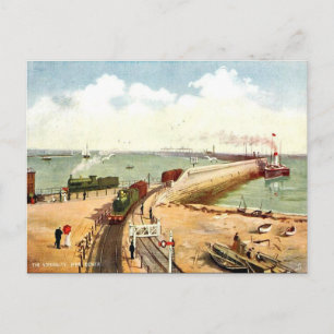 Alte Postkarte - Admiralty Pier, Dover, Kent