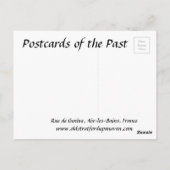 Alte Postkarte - Aix-les-Bains, Frankreich (Rückseite)