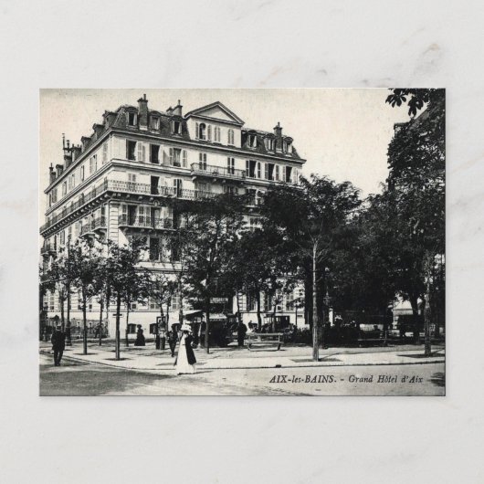 Alte Postkarte - Aix-les-Bains, Frankreich (Vorderseite)