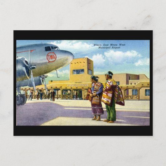 Alte Postkarte - Albuquerque, New Mexico (Vorderseite)