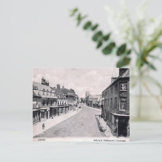 Alte Postkarte - Alcester, Warwickshire (Stehend Vorderseite)