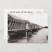 Alte Postkarte - Allahabad, Indien (Vorne/Hinten)