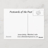 Alte Postkarte - Allahabad, Indien (Rückseite)