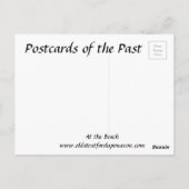 Alte Postkarte - Am Strand (Rückseite)