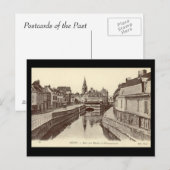 Alte Postkarte - Amiens, Frankreich (Vorne/Hinten)