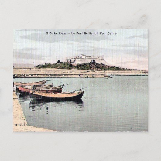 Alte Postkarte - Antibes, Alpes Maritimes (Vorderseite)