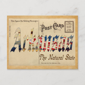 Alte Postkarte Arkansas Staat