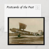 Alte Postkarte - Armstrong Whitworth "Argosy" (Vorne/Hinten)