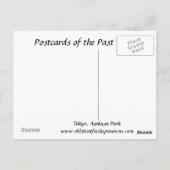 Alte Postkarte - Asakusa Park, Tokio (Rückseite)