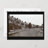 Alte Postkarte - Ashford, Kent (Vorne/Hinten)