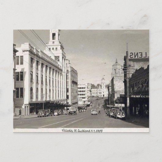 Alte Postkarte - Auckland, Neuseeland (Vorderseite)
