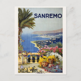 Alte Postkarte aus Sanremo Italien