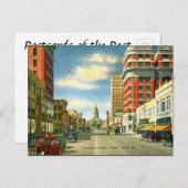 Alte Postkarte - Austin Texas (Vorne/Hinten)