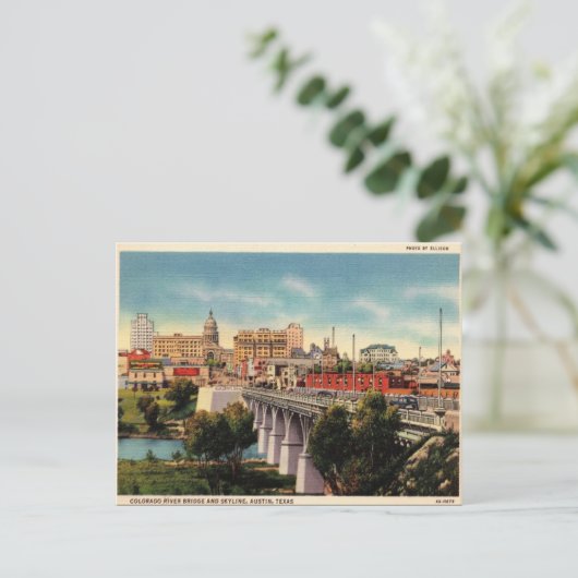 Alte Postkarte - Austin, Texas (Stehend Vorderseite)