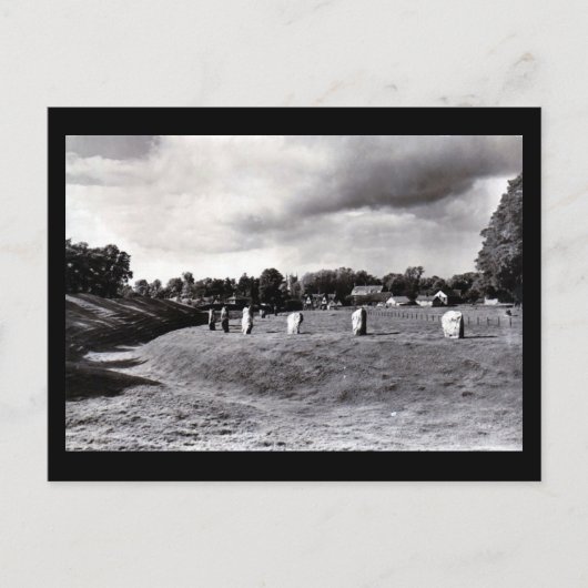 Alte Postkarte - Avebury, Wiltshire (Vorderseite)