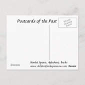 Alte Postkarte - Aylesbury, Buckinghamshire (Rückseite)