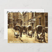 Alte Postkarte - Badestühle, Bad (Vorne/Hinten)