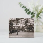 Alte Postkarte - Bahnhof, Wemyss Bay (Stehend Vorderseite)