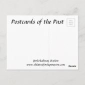 Alte Postkarte - Bahnhof York (Rückseite)