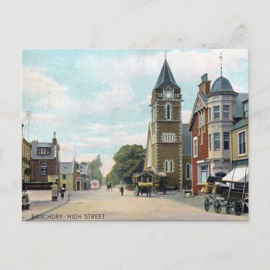Alte Postkarte - Banchory, Aberdeenshire (Vorderseite)