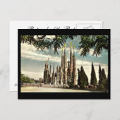 Alte Postkarte, Barcelona, Sagrada Familia Postkarte (Vorne/Hinten)