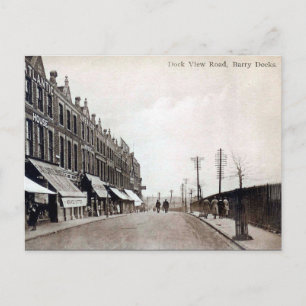 Alte Postkarte - Barry Docks, Wales